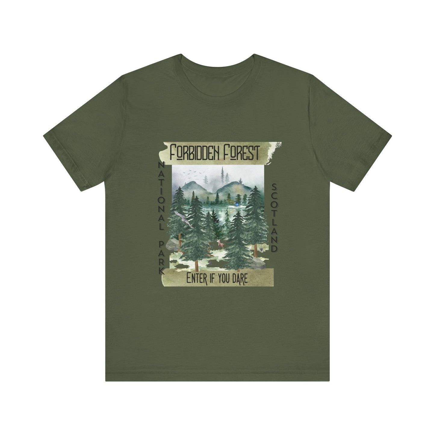 Forbidden Forest Short Sleeve T-shirt