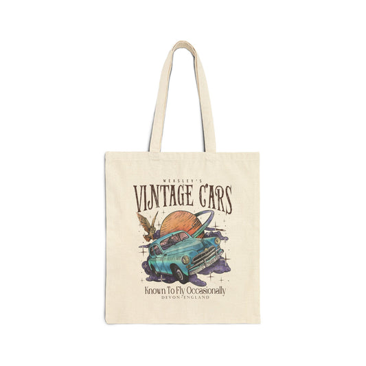 Vintage Cars Tote Bag