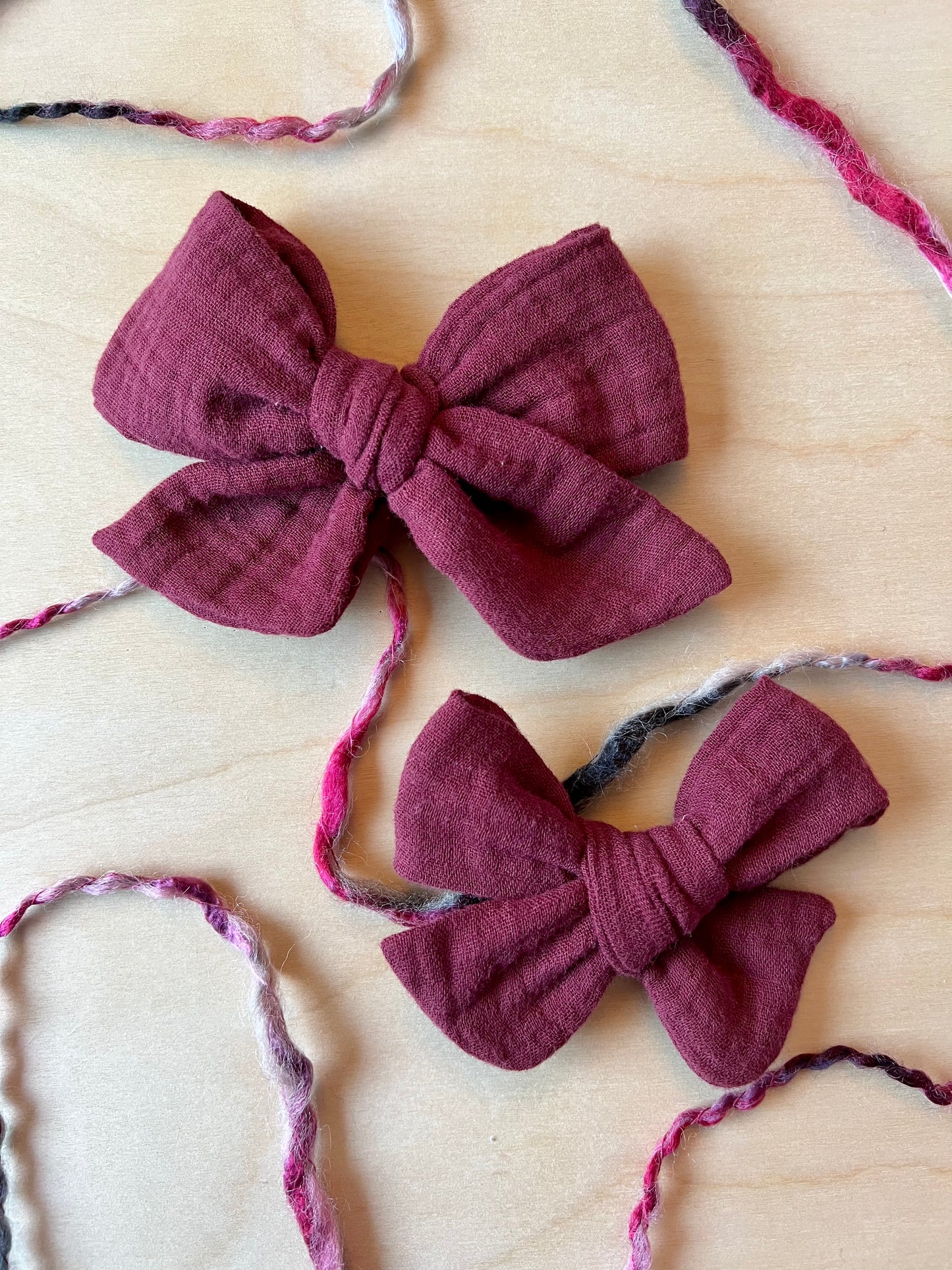 Muslin Mini Bow