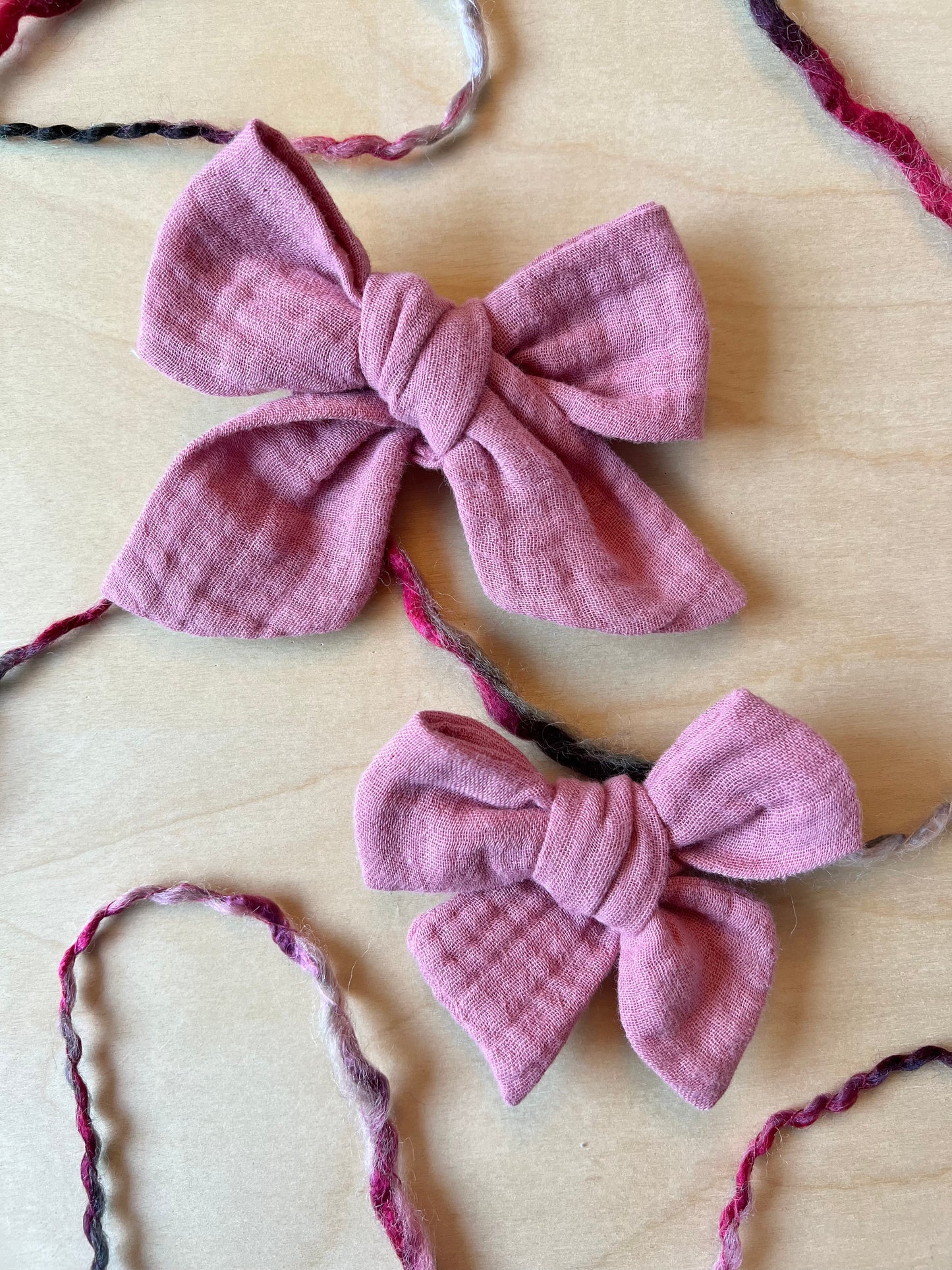 Muslin Mini Bow