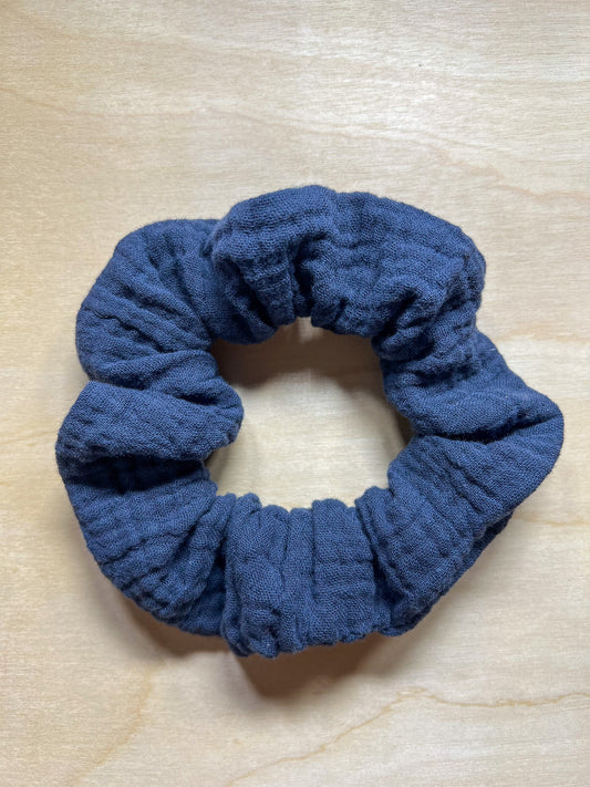 Navy Blue Scrunchie
